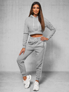 Trening dama doua piese gri OZONEE JS/8C67/2
