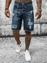 Pantaloni scurti bărbați albaștri închis OZONEE DP/174