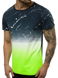 Tricou bărbați verde albastru închis OZONEE JS/SS11119