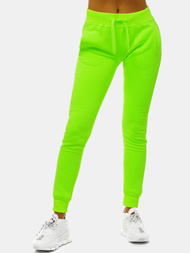 Pantaloni de training femei neon verde OZONEE JS/CK01/31