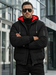 Geacă bărbați neagră OZONEE JS/31M5003Z