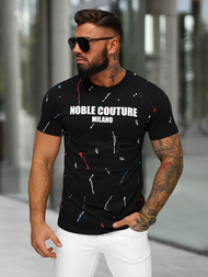 Tricou bărbați negri OZONEE O/MPO3443