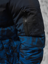 Geacă bărbați albastru marin OZONEE JS/27M8102