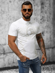 Tricou bărbați alb OZONEE NB/MT3052