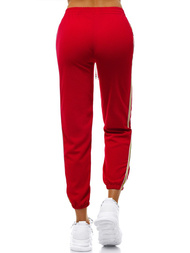 Pantaloni de training femei rosii OZONEE JS/1020/B5