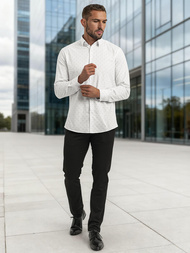 Cămașă bărbați albă OZONEE V/V180