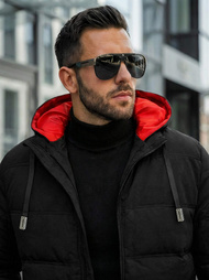 Geacă bărbați neagră OZONEE JS/31M5003Z