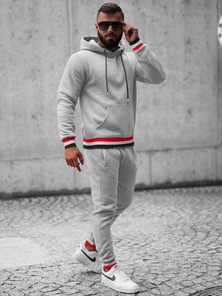 Compleu sport bărbaţi gri OZONEE JS/8C60/2