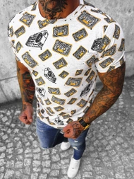 Tricou bărbați colorat OZONEE O/BL2255Z