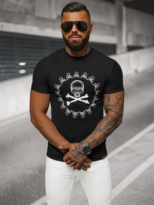Tricou bărbați negru OZONEE NB/MT3068