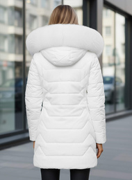 Geacă de femei alb OZONEE JS/16M9121/281Z