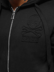 Hanorac bărbați neagră OZONEE NB/MF2003