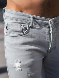 Blugi bărbaţi gri OZONEE DO/2463