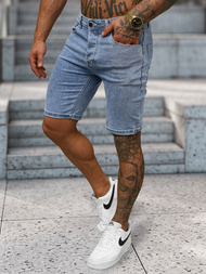 Pantaloni scurti bărbați albaștri deschis OZONEE NB/MP0315BC