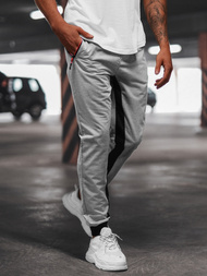 Pantaloni de trening bărbaţi gri OZONEE JS/68K10357Z