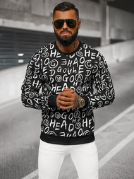 Bluză bărbați neagră OZONEE JS/8B1221/3