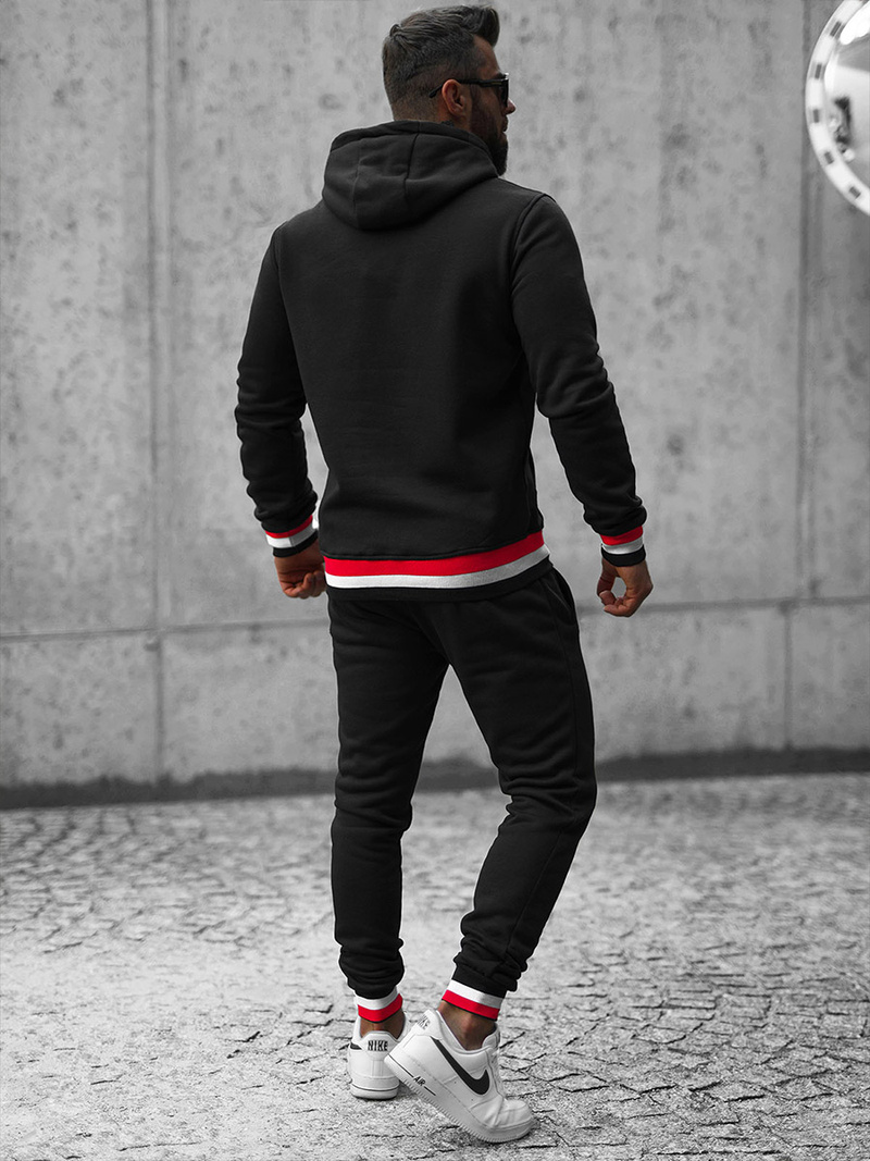 Compleu sport bărbaţi negru OZONEE JS/8C60/3