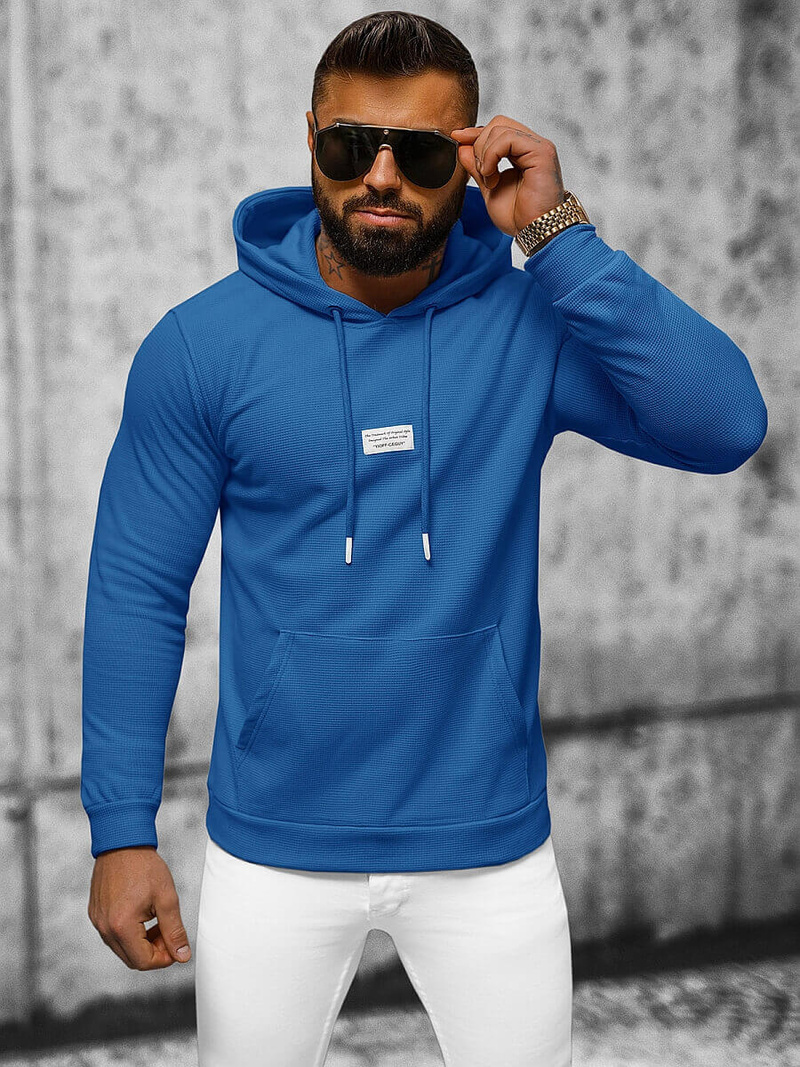 Hanorac bărbați albastru OZONEE O/TB2216