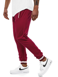 Pantaloni de trening bărbaţi bordo OZONEE A/2134