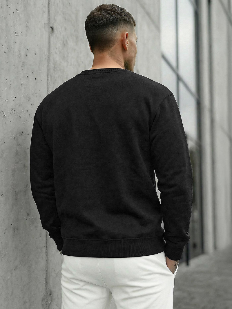 Hanorac bărbați negru OZONEE JS/8B1768/3