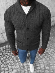 Pulover bărbați antracit OZONEE NB/MM6017/3