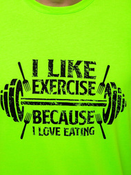 Maiou bărbați verde-neon OZONEE MACH/M1210Z