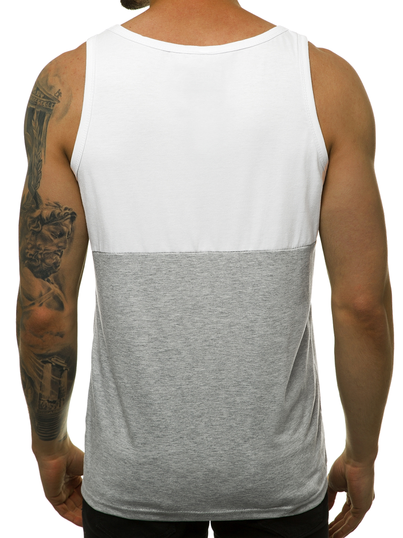 Maiou bărbați alb OZONEE JS/SS11062