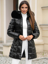 Geacă de femei neagră OZONEE JS/16M9120/392Z