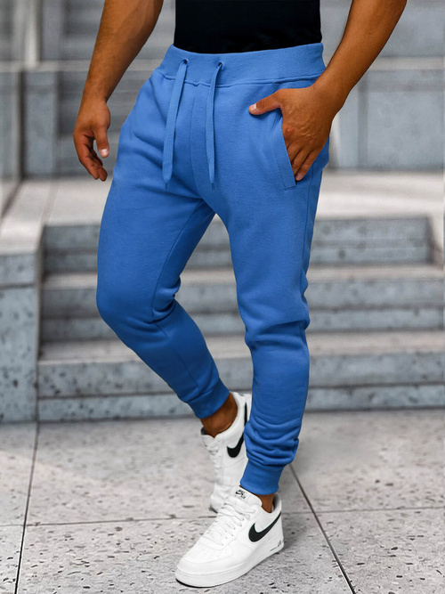Pantaloni de trening bărbaţi albaștri OZONEE JS/XW01Z