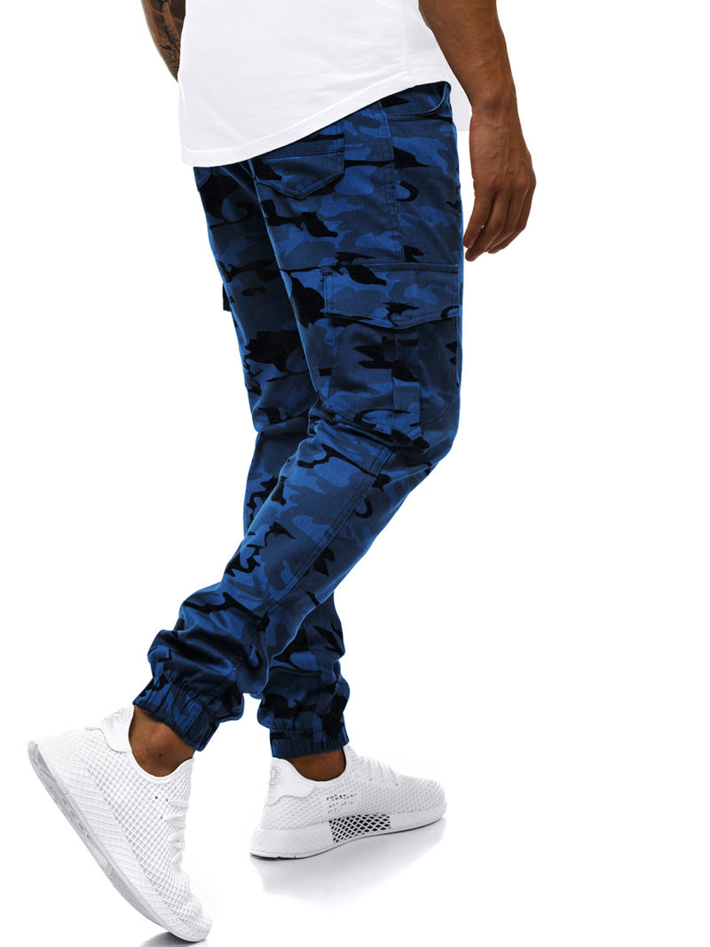 Pantaloni jogger bărbați bleumarin OZONEE A/404