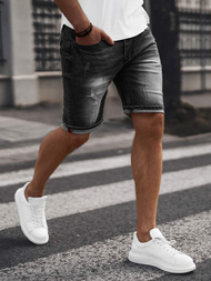 Pantaloni scurti bărbați negri OZONEE NB/MP0044NZ