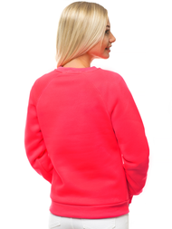 Hanorac femei roz-neon OZONEE O/12103