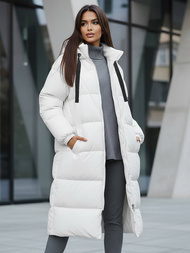 Geacă de femei alb OZONEE JS/5M3163/281Z