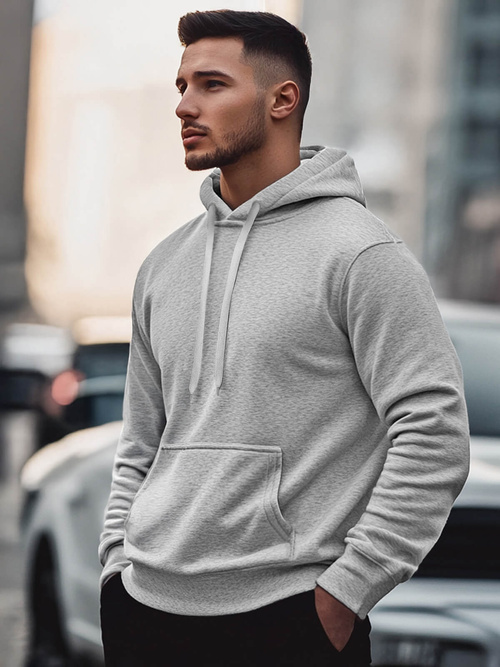 Hanorac bărbați gri OZONEE JS/2009Z