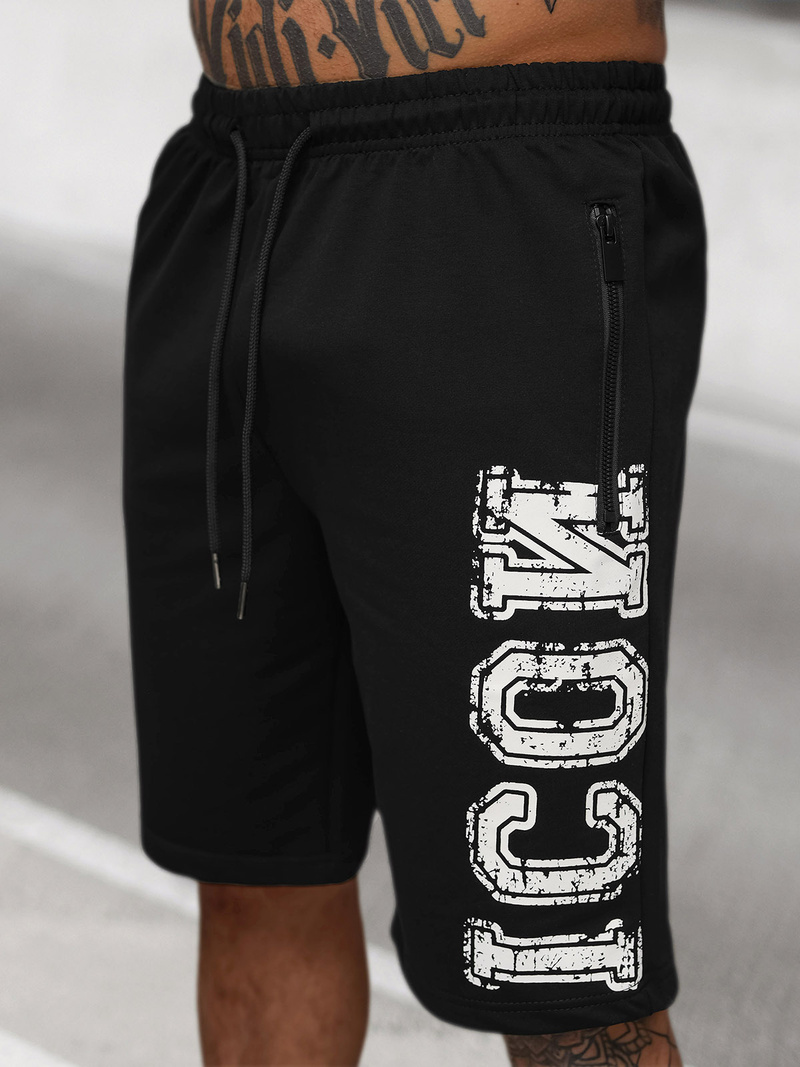 Compleu sport bărbaţi negru OZONEE JS/27C6531/3