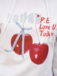 Hanorac damă alb OZONEE JS/8B856/1