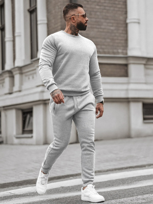 Compleu sport bărbaţi gri OZONEE JS/68C10380/2Z