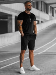 Compleu sport bărbaţi negru OZONEE O/12133Z