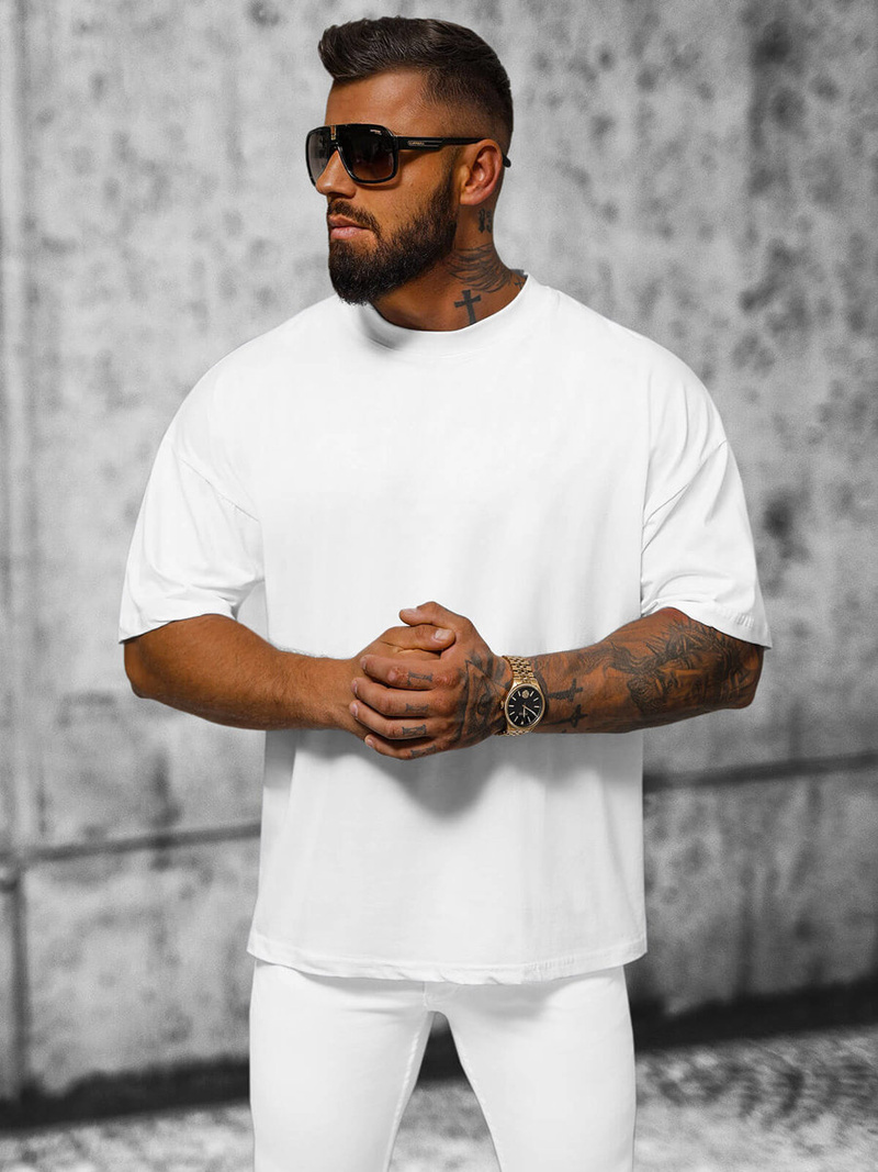 Tricou bărbați alb OZONEE O/3429