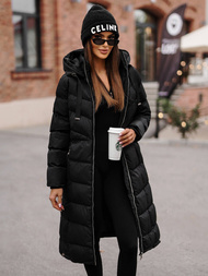 Geacă de femei neagra OZONEE JS/M736/392Z