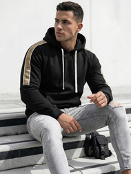 Hanorac bărbați negru OZONEE JS/8B1730/3Z