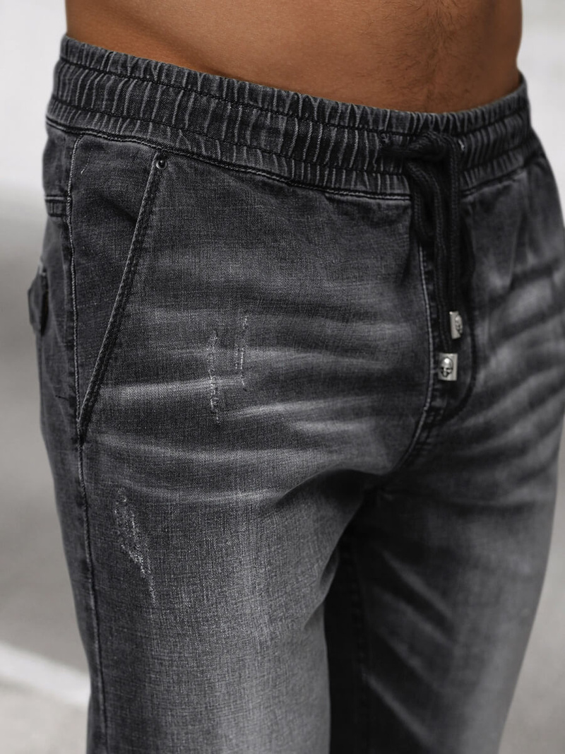 Pantaloni jogger bărbați negri OZONEE NB/MP0135N