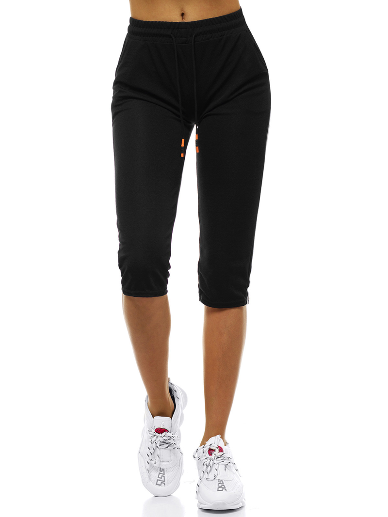Pantaloni de training femei negri OZONEE JS/1021/C1
