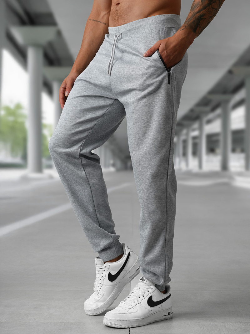 Pantaloni de trening bărbaţi gri OZONEE JS/15K1835/2