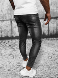 Blugi bărbaţi negri OZONEE NB/MP0199N