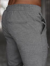 Pantaloni chino bărbaţi gri închis OZONEE DJ/5539Z