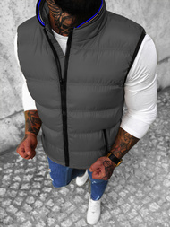 Vestă bărbați gri OZONEE N/7131