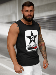 Maiou bărbați neagră OZONEE JS/8B1719/3Z