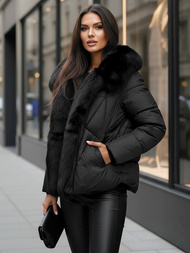 Geacă de femei neagra OZONEE O/16M9179/392