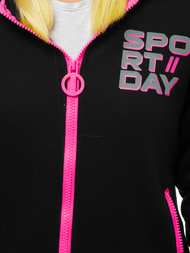 Hanorac femei neagră OZONEE JS/KSW3012